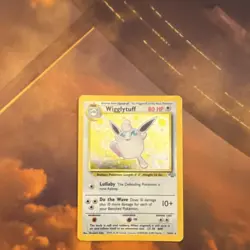 Pokemon TCG Wigglytuff Jungle Holo Rare Unlimited Card 16/64 80HP Stage 1 - Image 1