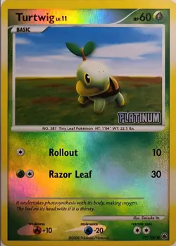 Turtwig Burger King Promo Pokemon Cards - Image 1