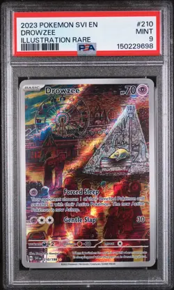 PSA 9 DROWZEE (210/198)(Illustration Rare) SCARLET & VIOLET English Pokemon Card - Image 1