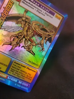 Digimon Cards 1999 Digi-Battle 1st Edition Foil HerculesKabuterimon ST-33 NM - Image 4