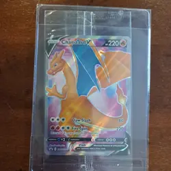 Pokemon Champions Path Charizard V SWSH050 Promo Full Art Card Sealed MT - Image 1