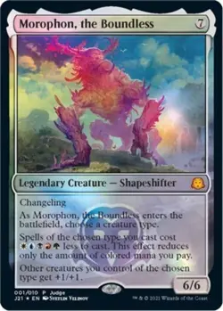 Morophon, the Boundless -Foil Light Play MTG Promos: Judge - Image 1