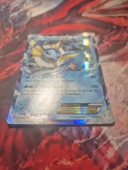 Pokemon Vaporeon EX 24/83 Generations 2016 Holo Ultra Rare Card TCG MP - Image 3