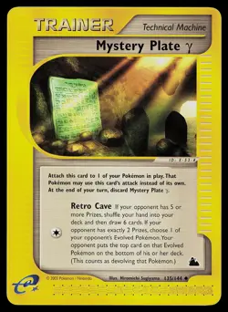 Pokemon Card - Mystery Plate Gamma Skyridge 135/144 Uncommon - Image 1
