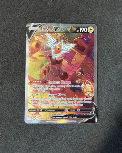 Pokemon TCG Rotom v Lost Origin Alternate Art Holo Ultra Rare Card 177/196 - Image 1