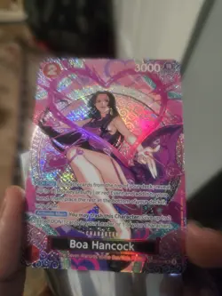 One Piece Boa Hancock OP12-014 SP Special Foil Full Art Card - Image 3