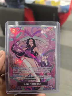 One Piece Boa Hancock OP12-014 SP Special Foil Full Art Card - Image 4