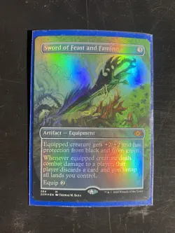 Sword of Feast and Famine Double Masters Foil Artifact Equipment MTG Card - Image 1