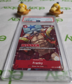 PSA 10 Franky OP01 021 WINNER Promo Tournament Volume 2 Card One Piece English - Image 2