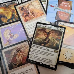 Commander Magic Deck MTG Cards = ALL 100 Pure White ***ANGELS*** Indestructible - Image 1