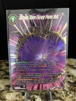 Ultimate Minus Energy Power Ball BT15-139 SPR Saiyan Showdown DBS Card Game - Image 1