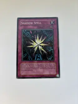 YuGiOh Shadow Spell - SKE-041 Super Rare Trap Card New Never Played - Image 1