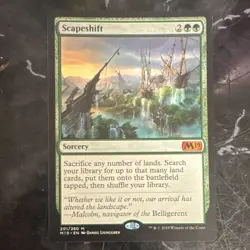 Magic: The Gathering Scapeshift Core Set 2019 Mythic Sorcery Regular 201 Green - Image 1