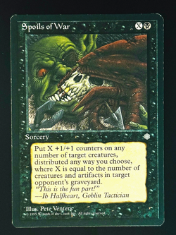 MTG - Spoils of War - LP - Ice Age - RARITY - EN - REG - Image 1