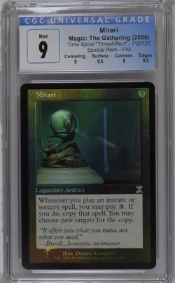 MIRARI Timeshifted Foil CGC 9 Q++ MTG [Nostalgium] - Image 1