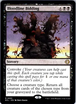 MTG Bloodline Bidding Regular R Lorwyn Eclipsed (ECL) 91 NM Magic - Image 1