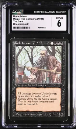 UNCLE ISTVAN The Dark U CGC 6 MTG [Nostalgium] - Image 1
