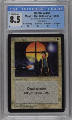 DEATH WARD Beta C CGC 8.5 MTG [Nostalgium] - Image 1