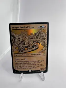 MTG Magic the Gathering CLB Baldurs Gate Showcase Foil #431 Miirym Sentinel Wyrm - Image 1
