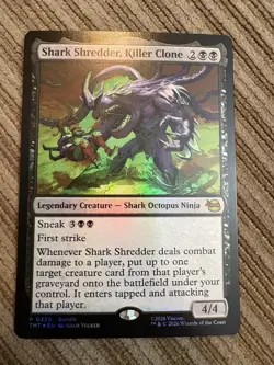 MTG: Teenage Mutant Ninja Turtles ~ Shark Shredder, Killer Clone #320 (Foil) - Image 1