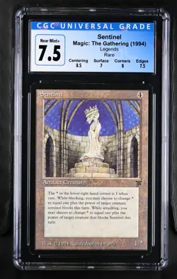 SENTINEL Legends Rare CGC 7.5 MTG [Nostalgium] - Image 1