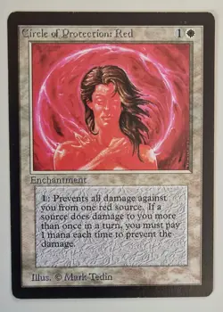 MTG Magic the Gathering - Circle of Protection: Red - Beta - PL - Image 1