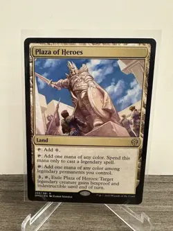 MTG - Plaza of Heroes - Land (Multi) - DMU #252 - Rare - NM LC1 - Image 1