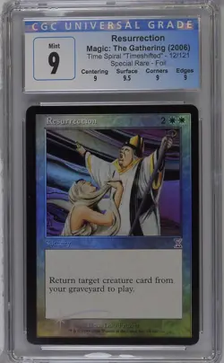 RESURRECTION Timeshifted Foil CGC 9 Q+ MTG [Nostalgium] - Image 1