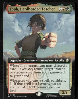 MTG TLA Toph, Hardheaded Teacher Normal NM - Image 1