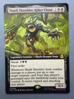 Shark Shredder, Killer Clone (Extended Art) NM Teenage Mutant Ninja Turtles #268 - Image 1