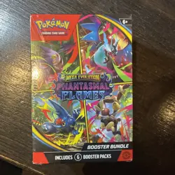 Pokemon 2xPhantasmal Flames ETB 1x Booster Bundle & 4 Booster Packs Full Art Set - Image 2