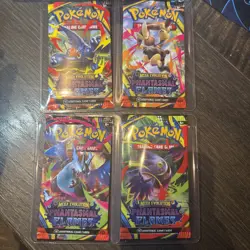 Pokemon 2xPhantasmal Flames ETB 1x Booster Bundle & 4 Booster Packs Full Art Set - Image 3