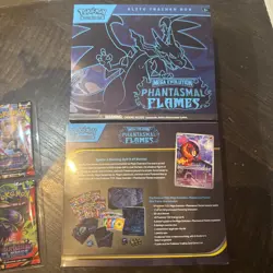 Pokemon 2xPhantasmal Flames ETB 1x Booster Bundle & 4 Booster Packs Full Art Set - Image 4