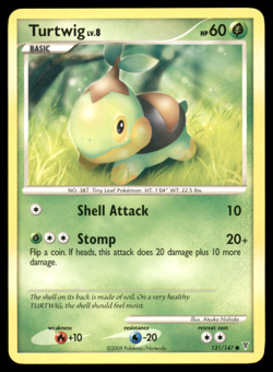Turtwig 131/147 Supreme Victors Regular Non Holo 2009 Pokemon Card Near Mint NM - Image 1