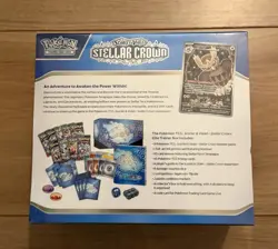 Pokemon TCG S&V Stellar Crown ETB New Factory Sealed - Image 3
