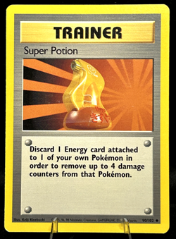 LOT OF 14 - Super Potion 090/102 Base Set Regular - Pokemon HP to LP condition - Image 3