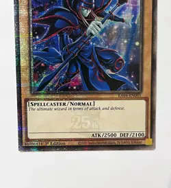 Yu-Gi-Oh Dark Magician Quarter Century Secret Rare RA04-EN001 Alt Art - MINT - Image 3