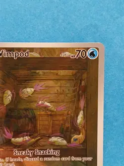 Pokemon Scarlet & Violet Paradox Rift Wimpod 191/182 Illustration Rare - Image 5