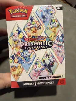 Pokemon TCG: S&V Prismatic Evolutions Booster Bundle (6pks) Factory Sealed - Image 1