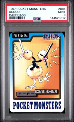 PSA 9 2026 CERT DODUO 1997 POCKET MONSTERS CARDDASS #084 - Image 1