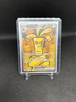 Pokemon TCG Gholdengo ex 252/182 SV04 Paradox Rift Special Illustration Rare Ho… - Image 1