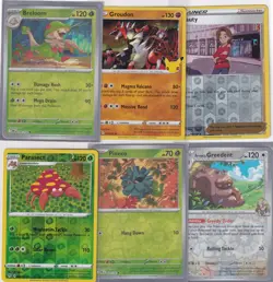 LOT 6 Pokemon TCG Holos + Reverse Foil ** PACK FRESH CLEAN ** HOLO FOILS - 39 - Image 1