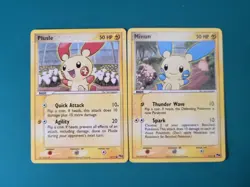 Plusle and Minun 12/17 & 13/17 Non Holo from Pokemon POP Series 1 LP or Better - Image 1