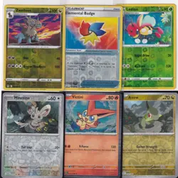 LOT 6 Pokemon TCG Holos + Reverse Foil ** PACK FRESH CLEAN ** HOLO FOILS - 38 - Image 1