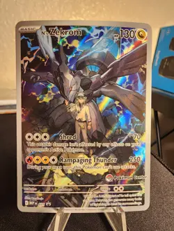 N's Zekrom Pokemon Center Stamped Holo Promo #031 ME: Mega Evolution NM/MT - Image 1