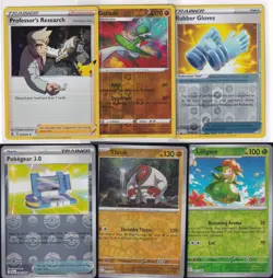LOT 6 Pokemon TCG Holos + Reverse Foil ** PACK FRESH CLEAN ** HOLO FOILS - 37 - Image 1
