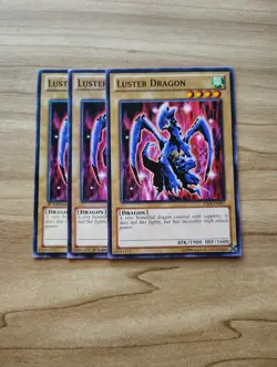 Yu-Gi-Oh! - Luster Dragon 3X - Full Playset - Image 1