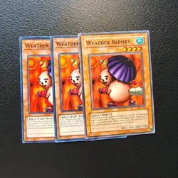 Yu-Gi-Oh - Weather Report X3 - Full Playset - Image 1