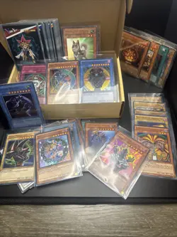 Stellar Yu-Gi-Oh Vintage Lot (Full Exodia, Dark Magician, Etc.). Rare - Image 1