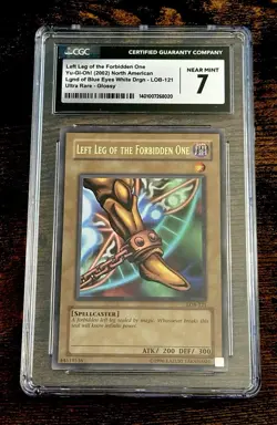 Left Leg of the Forbidden One LOB-121 The Legend of Blue Eyes White Dragon... - Image 1